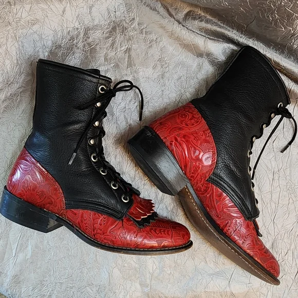 LAREDO ROPER BOOTS SZ 7 - Picture 9 of 16